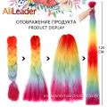 24 pulgadas 100g Ombre Jumbo Braids X-pression Pelo sintético